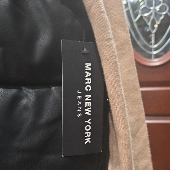 Marc New York Vegan Leather Black Quilted Vest, PM - NWT - Picture 2 of 7